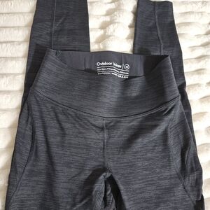 Outdoor Voices High-Rise Black Space-Dye Leggings